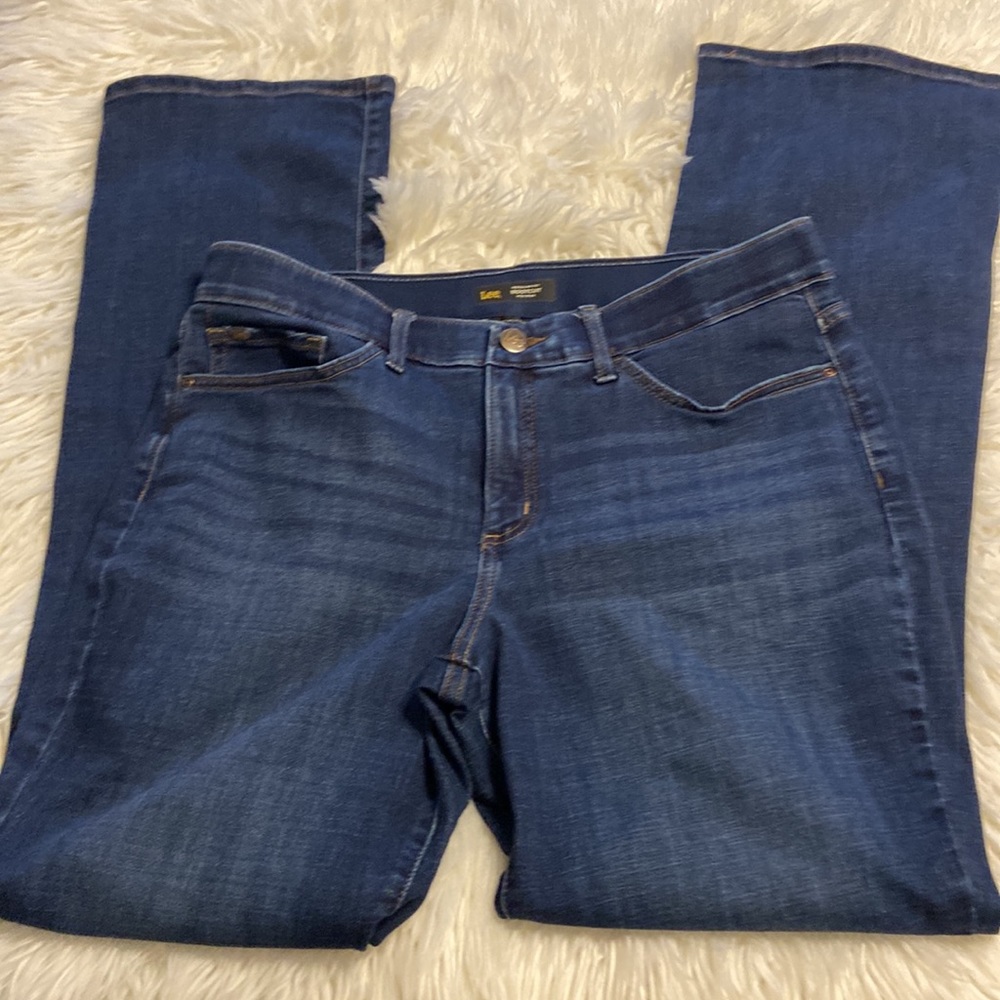 Lee Regular Bootcut Mid Rise Jeans size 14L excellent condition inseam 32” - Picture 8 of 12